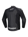 Alpinestars Faster V3 Leather Airflow Jacket Black/White