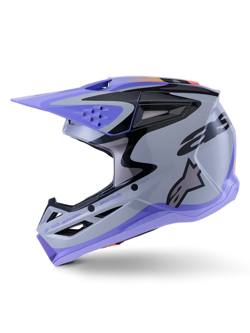 Alpinestars Supertech M3 Radium Helmet Black/White/Grey ECE06