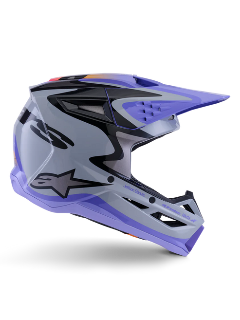 Alpinestars Supertech M3 Radium Helmet Black/White/Grey ECE06