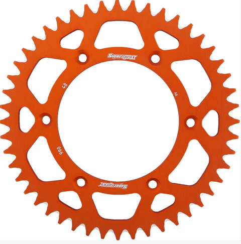 Supersprox KTM SX50 Aluminium Rear Sprocket 39T Orange