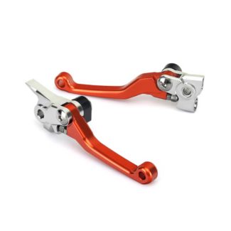 SSI Pivot MX Clutch & Brake Lever Set KTM125-500 14-25 Brembo Orange