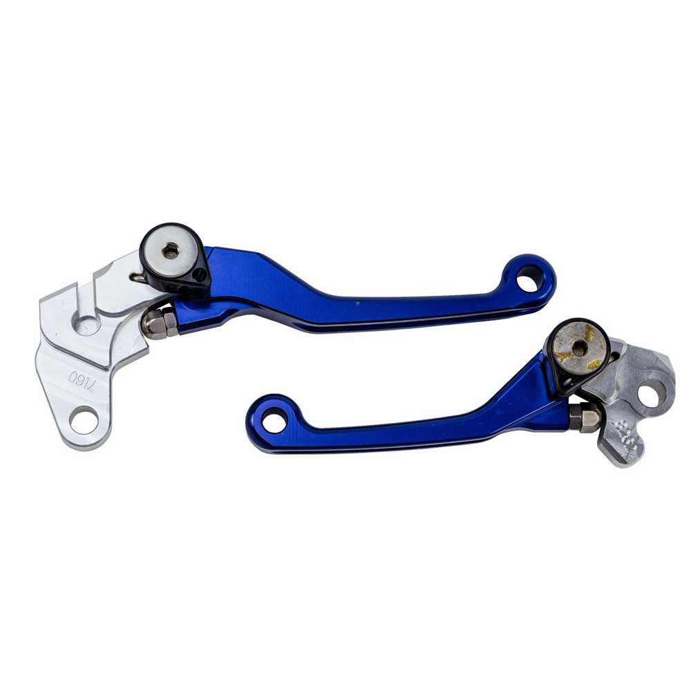SSI Pivot MX Clutch & Brake Lever Set HSQ 125/250 18-21 Magura Blue