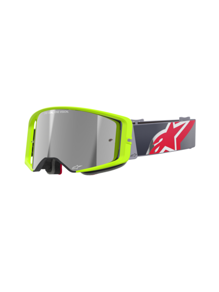 Alpinestars Goggles Supertech Corp Yellow/Red Mirror Silver