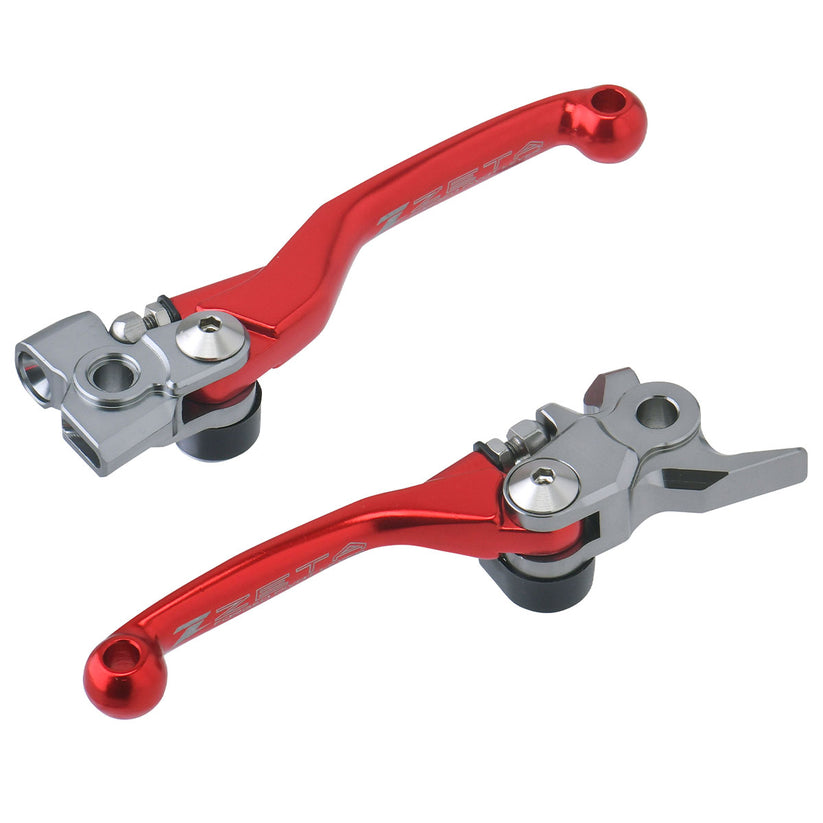 Zeta Pivot Lever Set Honda CRF250F '07-24 Red