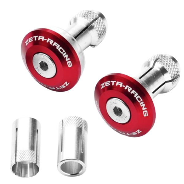 Zeta Bar Ends 35mm Red