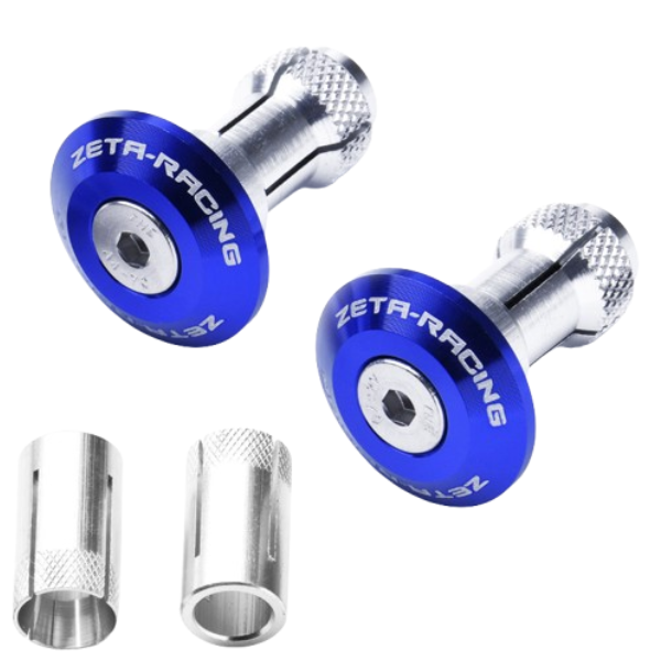 Zeta Bar Ends 35mm Blue