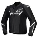 Alpinestars Faster V3 Leather Airflow Jacket Black/White