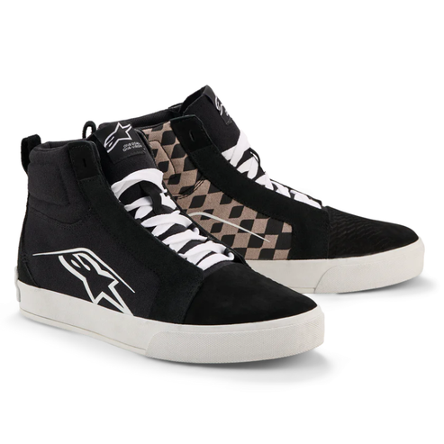 Alpinestars Ride-63 Canvas Shoes Black/Cool Grey/Check
