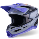 Alpinestars Supertech M3 Jettson Helmet Grey/Purple/Black ECE06