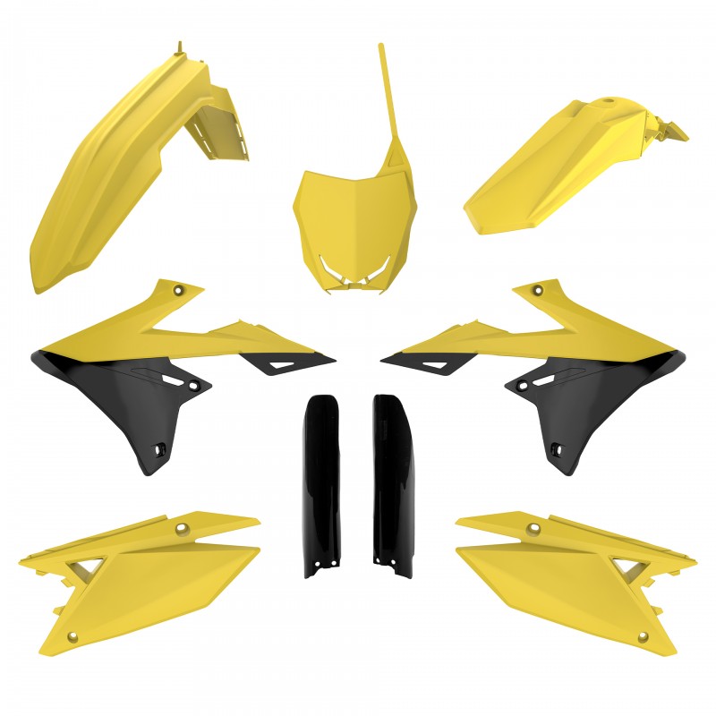 Polisport Plastic Kit Suzuki RMZ 450 '18-26 OEM Yellow
