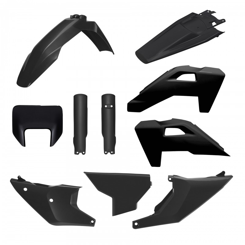 Polisport Plastic Kit HSQ TE/FE '25-26 Black