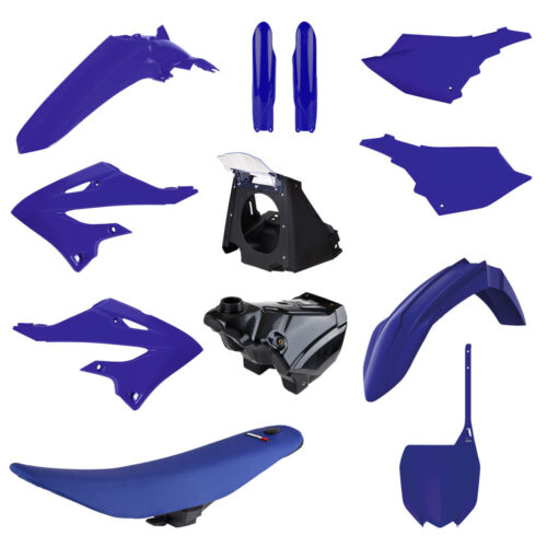 Polisport Plastic Kit Yamaha YZ125/250 '02-21 Restyling Blue