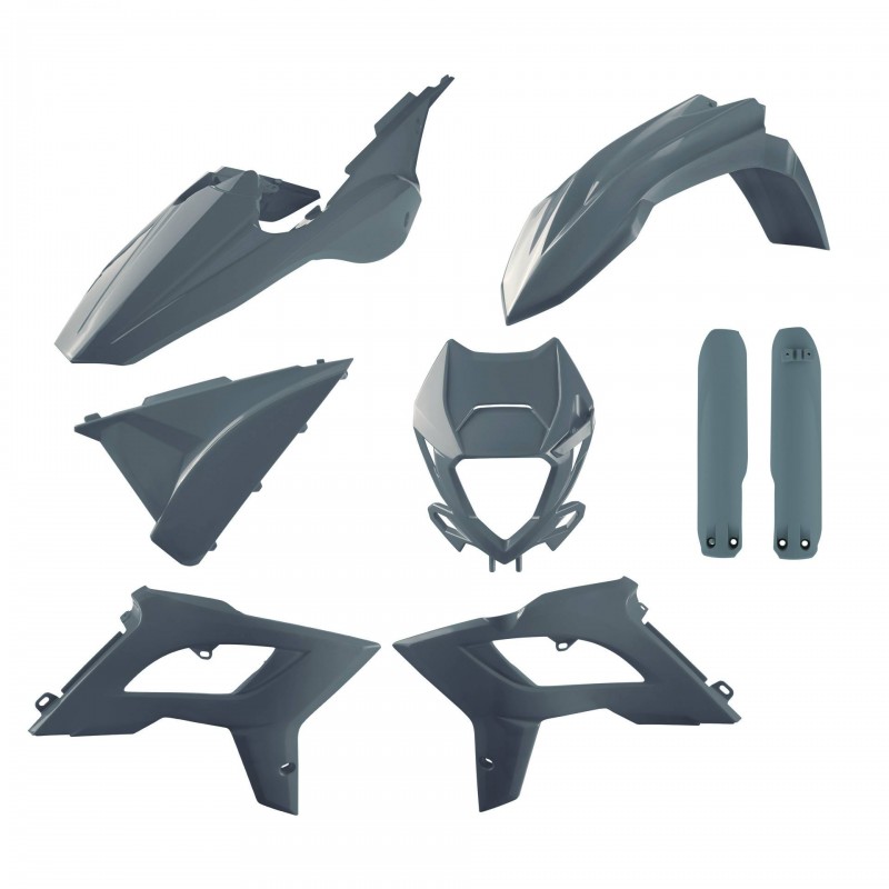 Polisport Plastic Kit Beta RR 2T '19 Restyling Nardo Grey