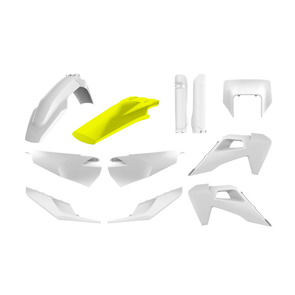 Polisport Plastic Kit HSQ TE/FE '20-23 OEM White