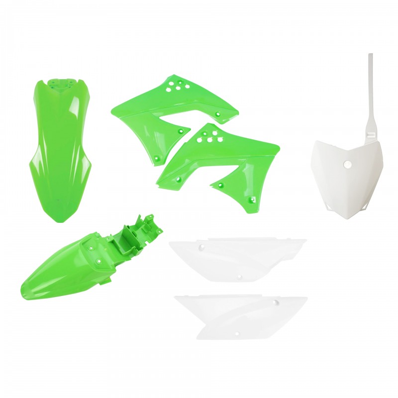 Polisport Plastic Kit Kawasaki KLX100 '10-24 OEM Green