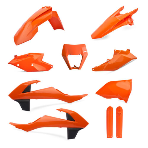 Polisport Plastic Kit KTM EXC|XCW '17-19 Orange/ Black