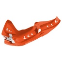 Polisport Fortress Skid Plate w Linkage Guard KTM 250/350 SX-F '16-22 Orange