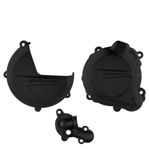 Polisport Clutch & Ignition Cover Protector Kit Beta RR '16-17 Black