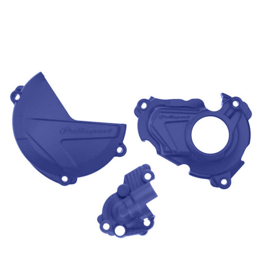 Polisport Clutch & Ignition Cover Protector Kit Yamaha YZ|WR 250F '19-21 Blue