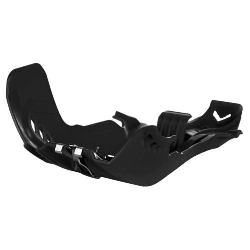 Polisport Fortress Skid Plate w Linkage Guard KTM SX Husq TC|TE '17-19 Black