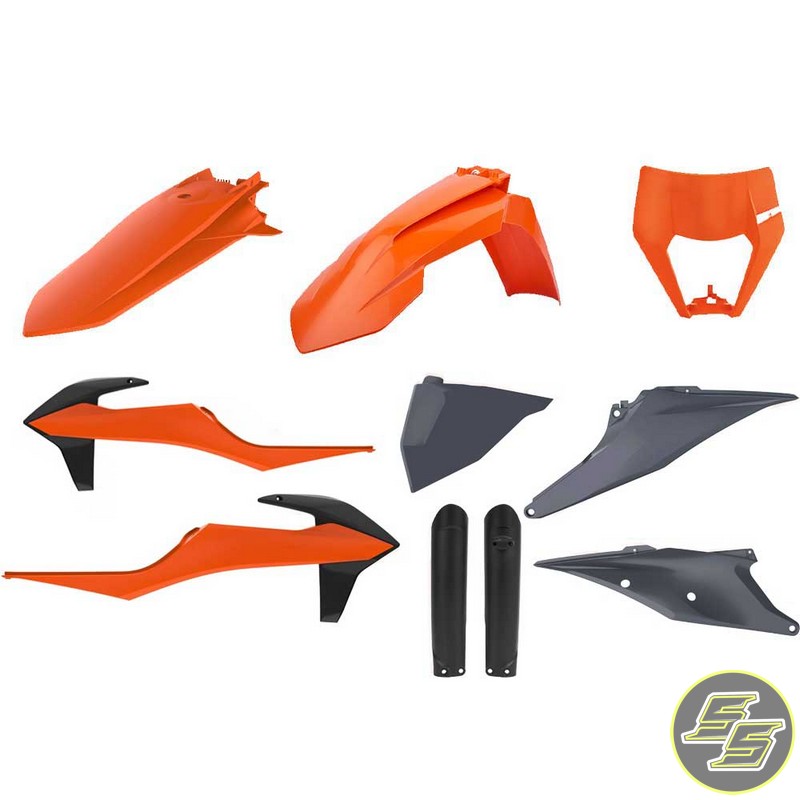 Polisport Plastic Kit KTM EXC|XCW '20-23 OEM Orange