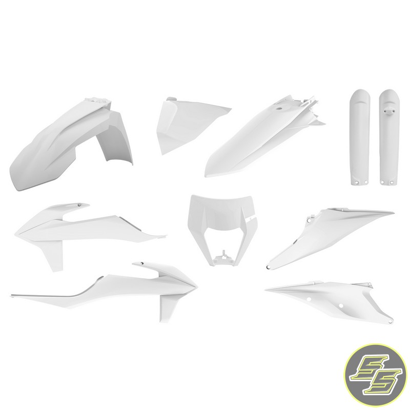 Polisport Plastic Kit KTM EXC/EXC-F '20-23 White