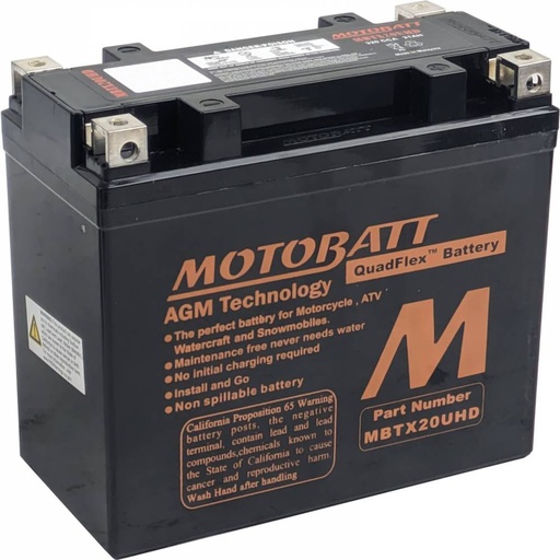 [MTB-MPLX20UHD-HP] Motobatt Battery Lithium MPLX20UHD-HP