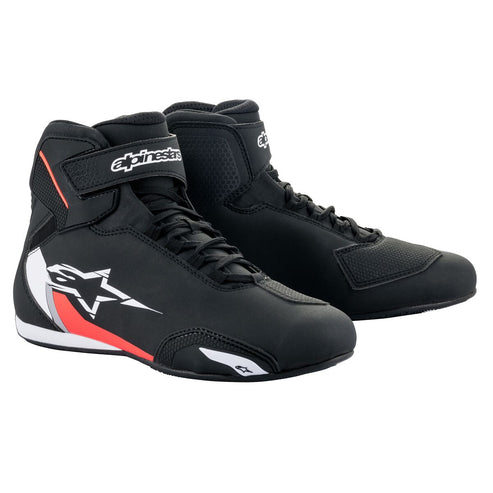 [ALP-AS2515518-1231] Alpinestars Sektor Motorcycle Shoe Black/White/Red
